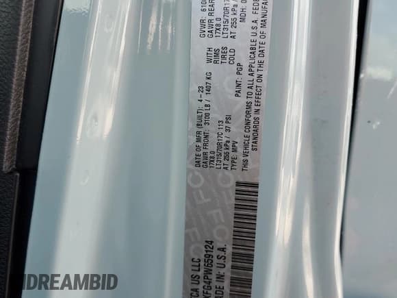 ✅ 2023 Jeep Wrangler Rubicon • VIN: 1C4JJXFG4PW659124 • Lot: 69500715. Listed on Copart with 26,186 mi. Free auction sales archive from the USA and detailed vehicle history report at DreamBid. Image 13.