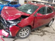 ✅ 2022 Chevrolet Equinox LT • VIN: 3GNAXUEV9NL163517 • Lot: 43570864. Listed on IAAI with 47,487 mi. Free auction sales archive from the USA and detailed vehicle history report at DreamBid. Image 2.