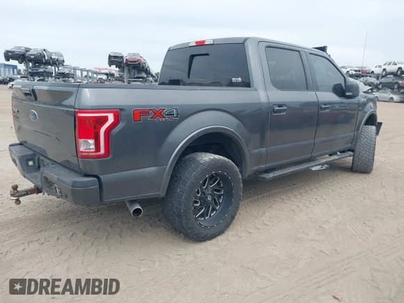 ✅ 2017 Ford F-150 XL • VIN: 1FTEW1EF2HFA71491 • Lot: 43605253. Listed on IAAI with 185,460 mi. Free auction sales archive from the USA and detailed vehicle history report at DreamBid. Image 4.