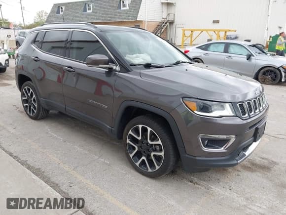 ✅ 2021 Jeep Compass Limited • VIN: 3C4NJDCB5MT521750 • Lot: 42169668. Listed on IAAI with 26,580 mi. Free auction sales archive from the USA and detailed vehicle history report at DreamBid. Image 1.