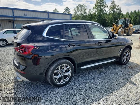 ✅ 2024 BMW X3 sDrive30i • VIN: WBX47DP02RN283594 • Lot: 65251945. Listed on Copart with 8,123 mi. Free auction sales archive from the USA and detailed vehicle history report at DreamBid. Image 3.