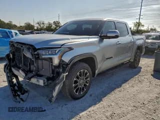 ✅ 2022 Toyota Tundra Limited • VIN: 5TFJA5DB7NX035255 • Lot: 94253365. Listed on Copart with 44,211 mi. Free auction sales archive from the USA and detailed vehicle history report at DreamBid. Image 1.
