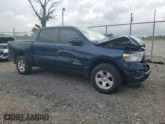 2024 Ram 1500 Big Horn with VIN 1C6RRFFG1RN105335, listed as a Copart auction lot 62520375 with 19,132 mi miles and Salvage title. Bid and sale history available at DreamBid. Image 13.
