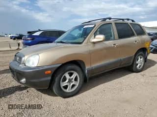 2003 Hyundai Santa Fe GLS with VIN KM8SC73D23U388736, listed as a Copart auction lot 61809715 with 125,654 mi miles and Salvage title. Bid and sale history available at DreamBid. Image 1.