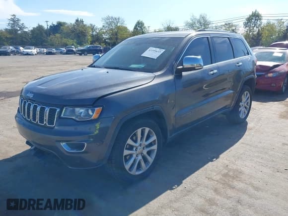 ✅ 2017 Jeep Grand Cherokee Limited • VIN: 1C4RJEBG8HC731829 • Lot: 43395633. Wystawiony na IAAI z przebiegiem 91 770 mil. Bezpłatny archiwum sprzedaży aukcyjnych z USA i szczegółowy raport historii pojazdu na DreamBid. Zdjęcie 2.