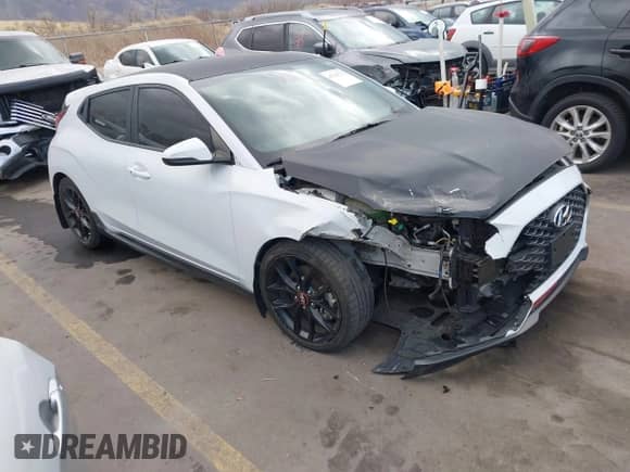 2019 Hyundai Veloster Turbo z VIN KMHTH6AB3KU020193, wystawiony jako IAAI lot #41526722 z przebiegiem 54 697 mil mil oraz . Historia ofert i sprzedaży dostępna na DreamBid. Obrazek 1.