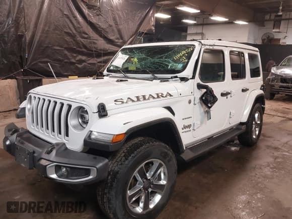 ✅ 2022 Jeep Wrangler Unlimited Sahara • VIN: 1C4HJXEG1NW259602 • Lot: 41429526. Wystawiony na IAAI z przebiegiem 31 762 mil. Bezpłatny archiwum sprzedaży aukcyjnych z USA i szczegółowy raport historii pojazdu na DreamBid. Zdjęcie 6.