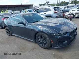 ✅ 2024 Ford Mustang GT • VIN: 1FA6P8CF7R5426245 • Lot: 43342018. Listed on IAAI with 16,566 mi. Free auction sales archive from the USA and detailed vehicle history report at DreamBid. Image 1.