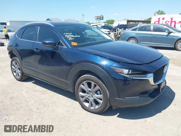 ✅ 2025 Mazda CX-30 S Preferred • VIN: 3MVDMBCM2SM752944 • Лот: 43113077. Опубликован ранее на IAAI с пробегом 15 063 миль. Бесплатный доступ к архиву аукционных продаж из США и подробный отчёт об истории автомобиля на DreamBid. Изображение 1.