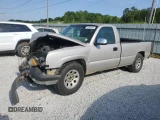 2005 Chevrolet Silverado 1500 Work Truck with VIN 1GCEC14V25Z253946, listed as a Copart auction lot 53539205 with Not provided miles and Salvage title. Bid and sale history available at DreamBid. Image 1.
