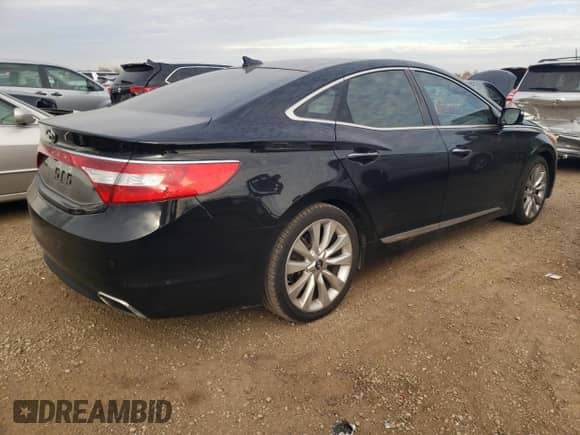 2017 Hyundai Azera Limited with VIN KMHFH4JG1HA589566, listed as a Copart auction lot 77469164 with 50,025 mi miles and Salvage title. Bid and sale history available at DreamBid. Image 3.
