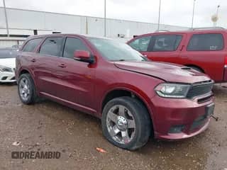 2018 Dodge Durango R/T with VIN 1C4SDHCT1JC444750, listed as a IAAI auction lot 41566218 with 102,578 mi miles and . Bid and sale history available at DreamBid. Image 1.