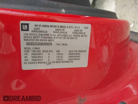 ✅ 2009 Chevrolet Silverado 1500 LT • VIN: 3GCEC23J59G289978 • Лот: 42838883. Опубликован ранее на IAAI с пробегом 88 673 миль. Бесплатный доступ к архиву аукционных продаж из США и подробный отчёт об истории автомобиля на DreamBid. Изображение 9.