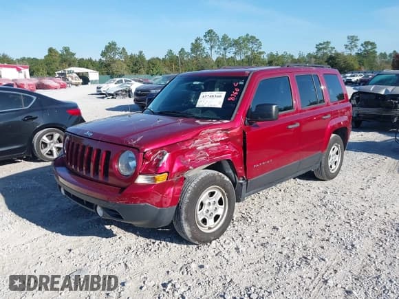 ✅ 2017 Jeep Patriot Sport • VIN: 1C4NJPBB3HD170951 • Lot: 43748360. Listed on IAAI with 126,676 mi. Free auction sales archive from the USA and detailed vehicle history report at DreamBid. Image 2.