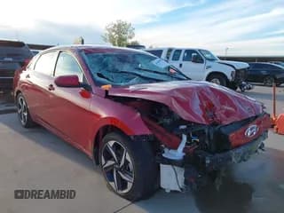 ✅ 2023 Hyundai Elantra SEL • VIN: KMHLS4AG2PU432789 • Lot: 41209555. Listed on IAAI with 24,390 mi. Free auction sales archive from the USA and detailed vehicle history report at DreamBid. Image 1.