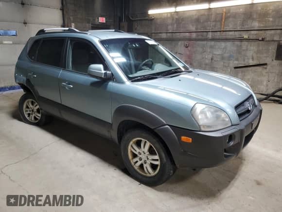 2007 Hyundai Tucson SE z VIN KM8JN72D47U485403, wystawiony jako Copart lot #82332324 z przebiegiem 133 370 mil mil oraz Szkoda całkowita • Salvage title. Historia ofert i sprzedaży dostępna na DreamBid. Obrazek 4.