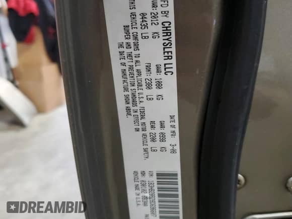 2008 Dodge Caliber SE с VIN 1B3HB28B28D696607, выставлен на аукционе Copart как лот 77379713 с пробегом 74 205 миль миль и Списание • Salvage title. История ставок и продаж доступна на DreamBid. Изображение 14.