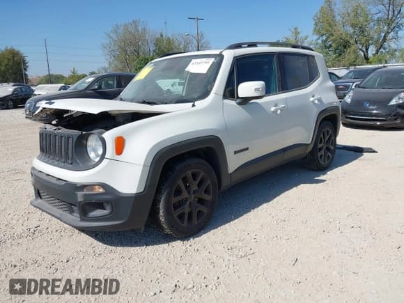 ✅ 2017 Jeep Renegade Latitude • VIN: ZACCJABB0HPG26653 • Lot: 43349795. Listed on IAAI with 102,901 mi. Free auction sales archive from the USA and detailed vehicle history report at DreamBid. Image 2.