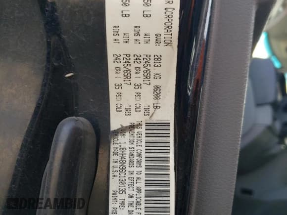 ✅ 2006 Jeep Commander • VIN: 1J8HH48N96C130135 • Lot: 67836425. Listed on Copart with 216,665 mi. Free auction sales archive from the USA and detailed vehicle history report at DreamBid. Image 12.