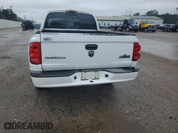 2008 Dodge Dakota Bighorn/Lonestar with VIN 1D7HE38K48S598272, listed as a Copart auction lot 46286755 with 61,629 mi miles and Salvage title. Bid and sale history available at DreamBid. Image 6.
