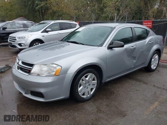 ✅ 2014 Dodge Avenger SE • VIN: 1C3CDZAB4EN111123 • Лот: 43440106. Опубликован ранее на IAAI с пробегом 129 181 миль. Бесплатный доступ к архиву аукционных продаж из США и подробный отчёт об истории автомобиля на DreamBid. Изображение 2.