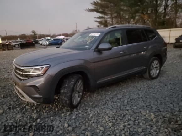 ✅ 2021 Volkswagen Atlas SEL • VIN: 1V2BR2CA9MC549827 • Lot: 91115175. Listed on Copart with 94,509 mi. Free auction sales archive from the USA and detailed vehicle history report at DreamBid. Image 1.