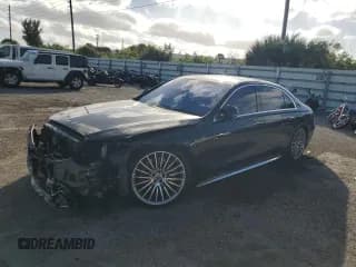 ✅ 2023 Mercedes-Benz S 500 • VIN: W1K6G6DBXPA223225 • Lot: 77657213. Wystawiony na Copart z przebiegiem 2 043 mil. Bezpłatny archiwum sprzedaży aukcyjnych z USA i szczegółowy raport historii pojazdu na DreamBid. Zdjęcie 1.