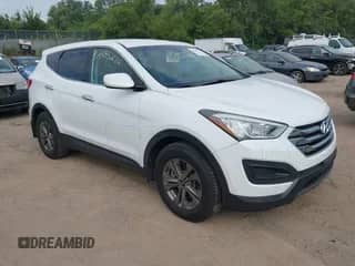 2015 Hyundai Santa Fe with VIN 5XYZTDLBXFG281813, listed as a IAAI auction lot 42885236 with 103,867 mi miles and . Bid and sale history available at DreamBid. Image 1.