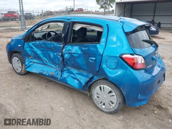 ✅ 2023 Mitsubishi Mirage ES • VIN: ML32AUHJ7PH004443 • Lot: 40892674. Listed on IAAI with 20,023 mi. Free auction sales archive from the USA and detailed vehicle history report at DreamBid. Image 3.