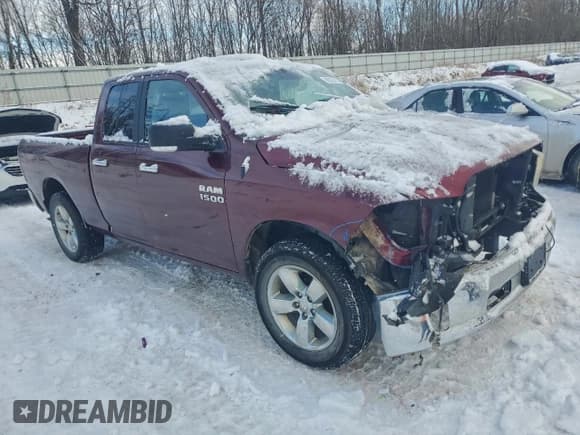 ✅ 2018 Ram 1500 Big Horn • VIN: 1C6RR7GG0JS310820 • Lot: 96525015. Listed on Copart with 167,411 mi. Free auction sales archive from the USA and detailed vehicle history report at DreamBid. Image 4.