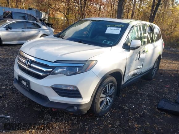 ✅ 2017 Honda Pilot EX-L • VIN: 5FNYF6H56HB086190 • Lot: 43626980. Listed on IAAI with 146,478 mi. Free auction sales archive from the USA and detailed vehicle history report at DreamBid. Image 2.