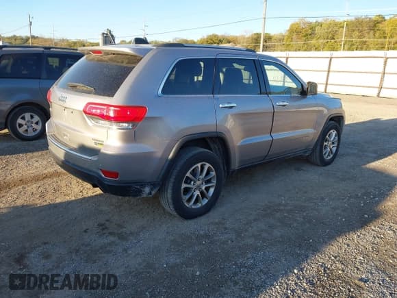✅ 2014 Jeep Grand Cherokee Limited • VIN: 1C4RJFBG8EC188807 • Lot: 43488950. Wystawiony na IAAI z przebiegiem 189 311 mil. Bezpłatny archiwum sprzedaży aukcyjnych z USA i szczegółowy raport historii pojazdu na DreamBid. Zdjęcie 4.