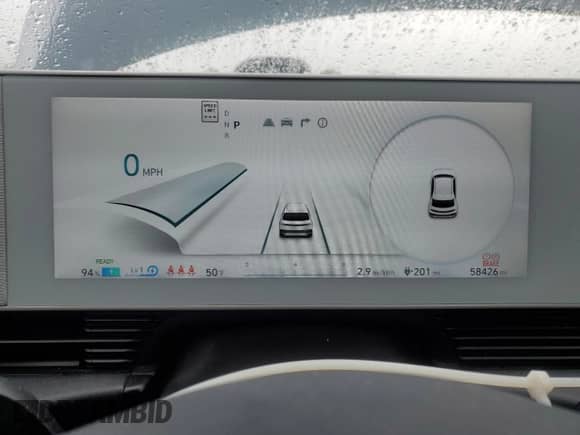 2023 Hyundai Ioniq 5 SEL with VIN KM8KNDAF0PU127981, listed as a Copart auction lot 90379705 with 58,426 mi miles and Salvage title. Bid and sale history available at DreamBid. Image 9.