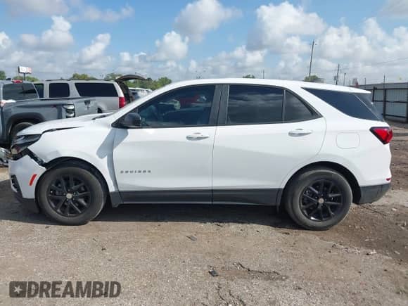 2024 Chevrolet Equinox LS with VIN 3GNAXHEG7RL195901, listed as a IAAI auction lot 43104808 with 20,593 mi miles and . Bid and sale history available at DreamBid. Image 14.
