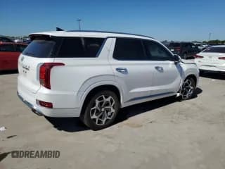✅ 2021 Hyundai Palisade Calligraphy • VIN: KM8R74HE0MU295931 • Лот: 72818724. Опубликован ранее на Copart с пробегом 46 480 миль. Бесплатный доступ к архиву аукционных продаж из США и подробный отчёт об истории автомобиля на DreamBid. Изображение 3.