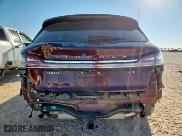 ✅ 2019 Lincoln Nautilus Reserve • VIN: 2LMPJ6L96KBL65986 • Lot: 80630255. Listed on Copart with 80,260 mi. Free auction sales archive from the USA and detailed vehicle history report at DreamBid. Image 6.