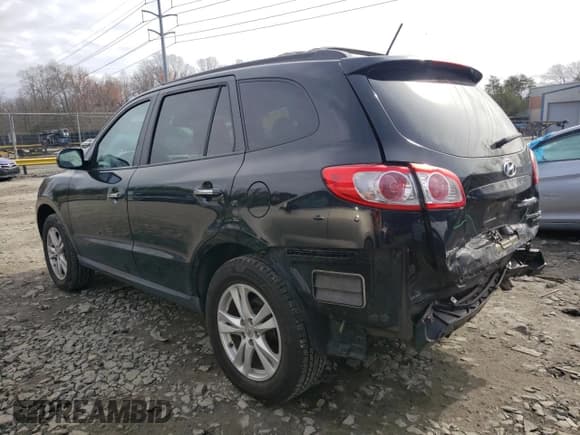 ✅ 2011 Hyundai Santa Fe Limited • VIN: 5XYZKDAG6BG074671 • Lot: 45507594. Listed on Copart with 126,850 mi. Free auction sales archive from the USA and detailed vehicle history report at DreamBid. Image 2.