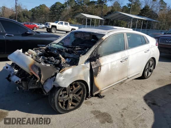 2022 Hyundai Ioniq Limited с VIN KMHC05LC9NU277077, выставлен на аукционе Copart как лот 43608305 с пробегом Не указан миль и На запчасти • Non repairable. История ставок и продаж доступна на DreamBid. Изображение 1.