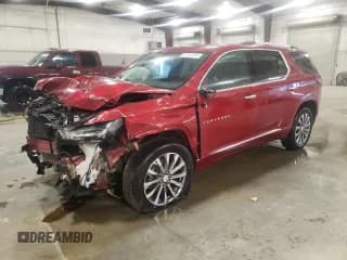 ✅ 2023 Chevrolet Traverse Premier • VIN: 1GNEVKKW0PJ242299 • Lot: 81734115. Listed on Copart with 22,036 mi. Free auction sales archive from the USA and detailed vehicle history report at DreamBid. Image 1.