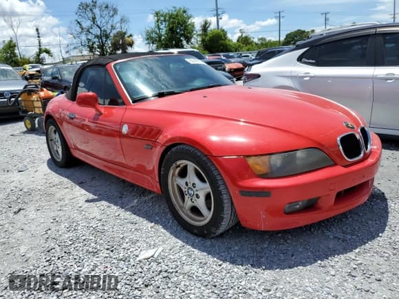✅ 1997 BMW 3 Series Z3 1.9 • VIN: 4USCH7323VLE05204 • Лот: 68448635. Опубликован ранее на Copart с пробегом 80 860 миль. Бесплатный доступ к архиву аукционных продаж из США и подробный отчёт об истории автомобиля на DreamBid. Изображение 4.