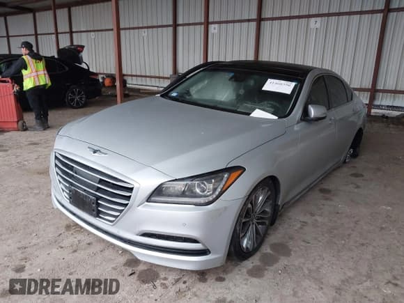 ✅ 2015 Hyundai Genesis 3.8L • VIN: KMHGN4JE2FU076883 • Lot: 41460390. Wystawiony na IAAI z przebiegiem 90 957 mil. Bezpłatny archiwum sprzedaży aukcyjnych z USA i szczegółowy raport historii pojazdu na DreamBid. Zdjęcie 2.