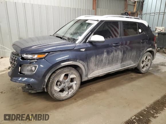 ✅ 2022 Hyundai Venue Limited • VIN: KMHRC8A37NU153198 • Lot: 42624385. Listed on Copart with 33,185 mi. Free auction sales archive from the USA and detailed vehicle history report at DreamBid. Image 1.