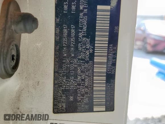 ✅ 2018 Toyota Sienna XLE • VIN: 5TDYZ3DC0JS940599 • Lot: 92321525. Listed on Copart with 183,394 mi. Free auction sales archive from the USA and detailed vehicle history report at DreamBid. Image 13.