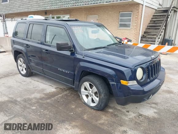 ✅ 2012 Jeep Patriot Limited • VIN: 1C4NJPCBXCD623275 • Lot: 42327596. Listed on IAAI with 59,495 mi. Free auction sales archive from the USA and detailed vehicle history report at DreamBid. Image 1.