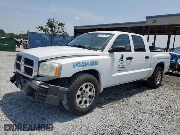 ✅ 2006 Dodge Dakota ST • VIN: 1D7HE28N36S643753 • Лот: 57858165. Размещён на Copart с пробегом 117 371 миль миль. Получите бесплатный доступ к архиву аукционных продаж из США и посмотрите подробный отчёт об истории автомобиля на DreamBid. Изображение 1.