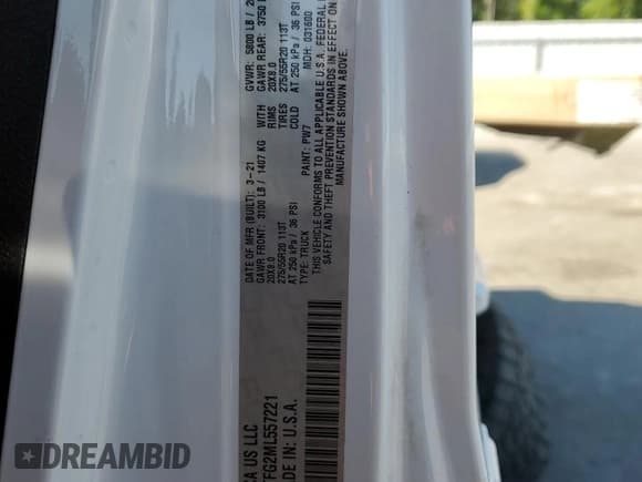 ✅ 2021 Jeep Gladiator Overland • VIN: 1C6HJTFG2ML557221 • Лот: 52453215. Опубликован ранее на Copart с пробегом 70 189 миль. Бесплатный доступ к архиву аукционных продаж из США и подробный отчёт об истории автомобиля на DreamBid. Изображение 12.