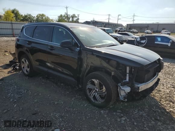 ✅ 2022 Hyundai Santa Fe SE • VIN: 5NMS14AJ8NH447400 • Lot: 80295155. Listed on Copart with 68,221 mi. Free auction sales archive from the USA and detailed vehicle history report at DreamBid. Image 4.