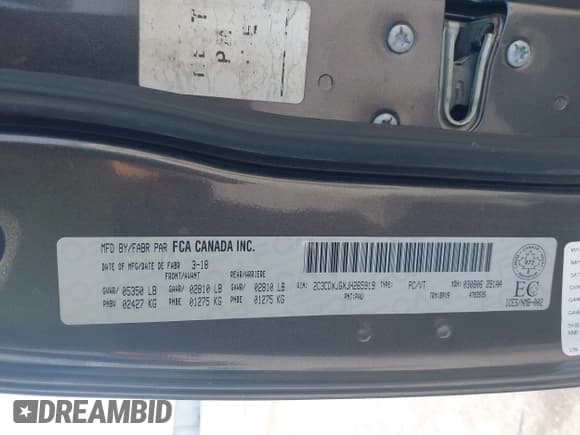 ✅ 2018 Dodge Charger GT • VIN: 2C3CDXJGXJH265919 • Lot: 42931488. Wystawiony na IAAI z przebiegiem 134 671 mil. Bezpłatny archiwum sprzedaży aukcyjnych z USA i szczegółowy raport historii pojazdu na DreamBid. Zdjęcie 9.