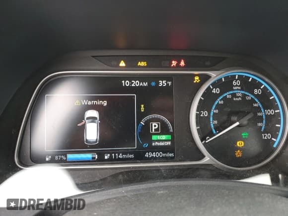 ✅ 2019 Nissan LEAF SL • VIN: 1N4AZ1CP4KC312581 • Лот: 92827145. Опубликован ранее на Copart с пробегом 49 400 миль. Бесплатный доступ к архиву аукционных продаж из США и подробный отчёт об истории автомобиля на DreamBid. Изображение 9.