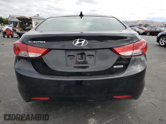 ✅ 2013 Hyundai Elantra Limited • VIN: KMHDH4AE6DU657973 • Lot: 65929675. Listed on Copart with 86,512 mi. Free auction sales archive from the USA and detailed vehicle history report at DreamBid. Image 6.